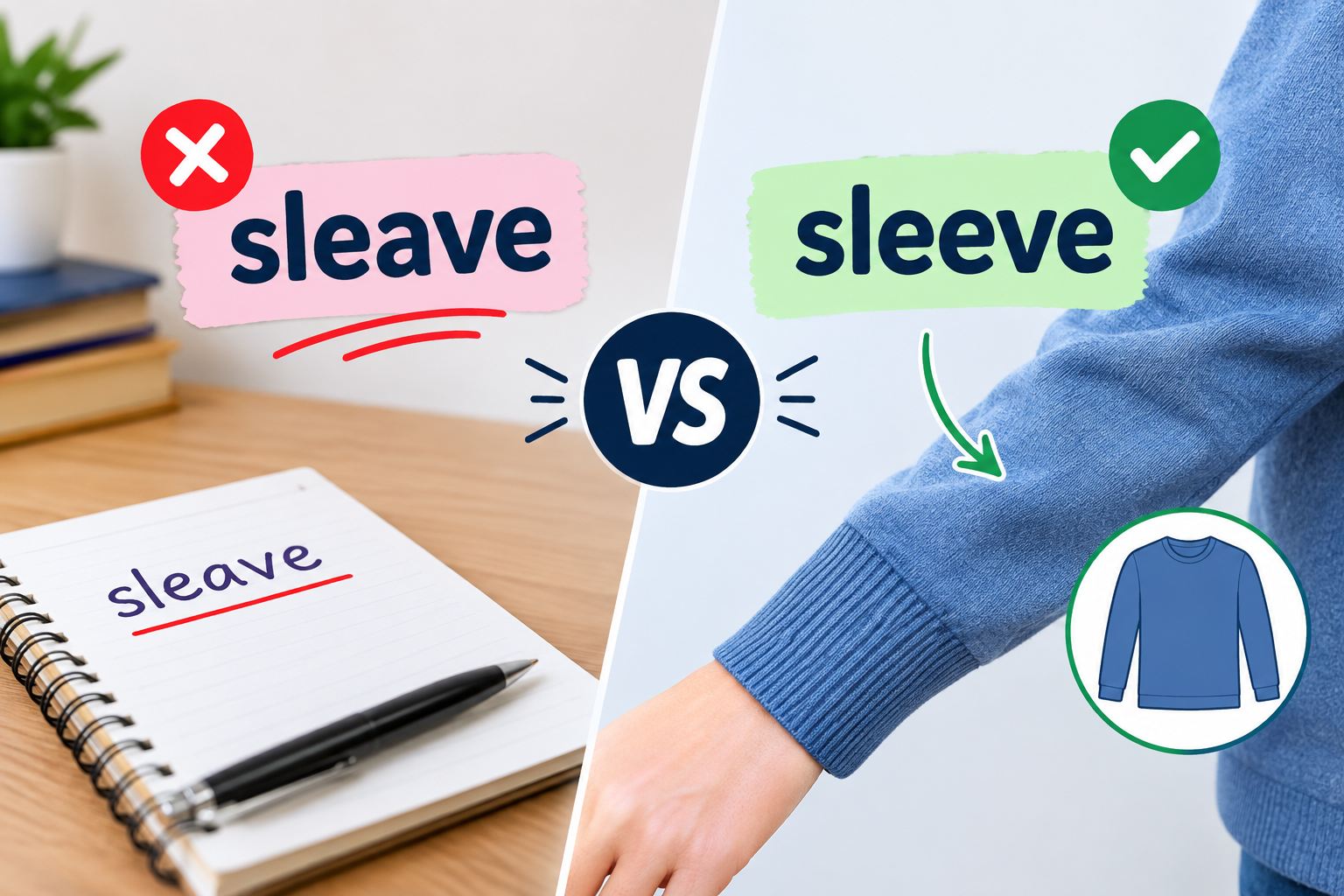 Sleave vs Sleeve: What Is the Correct Spelling?
