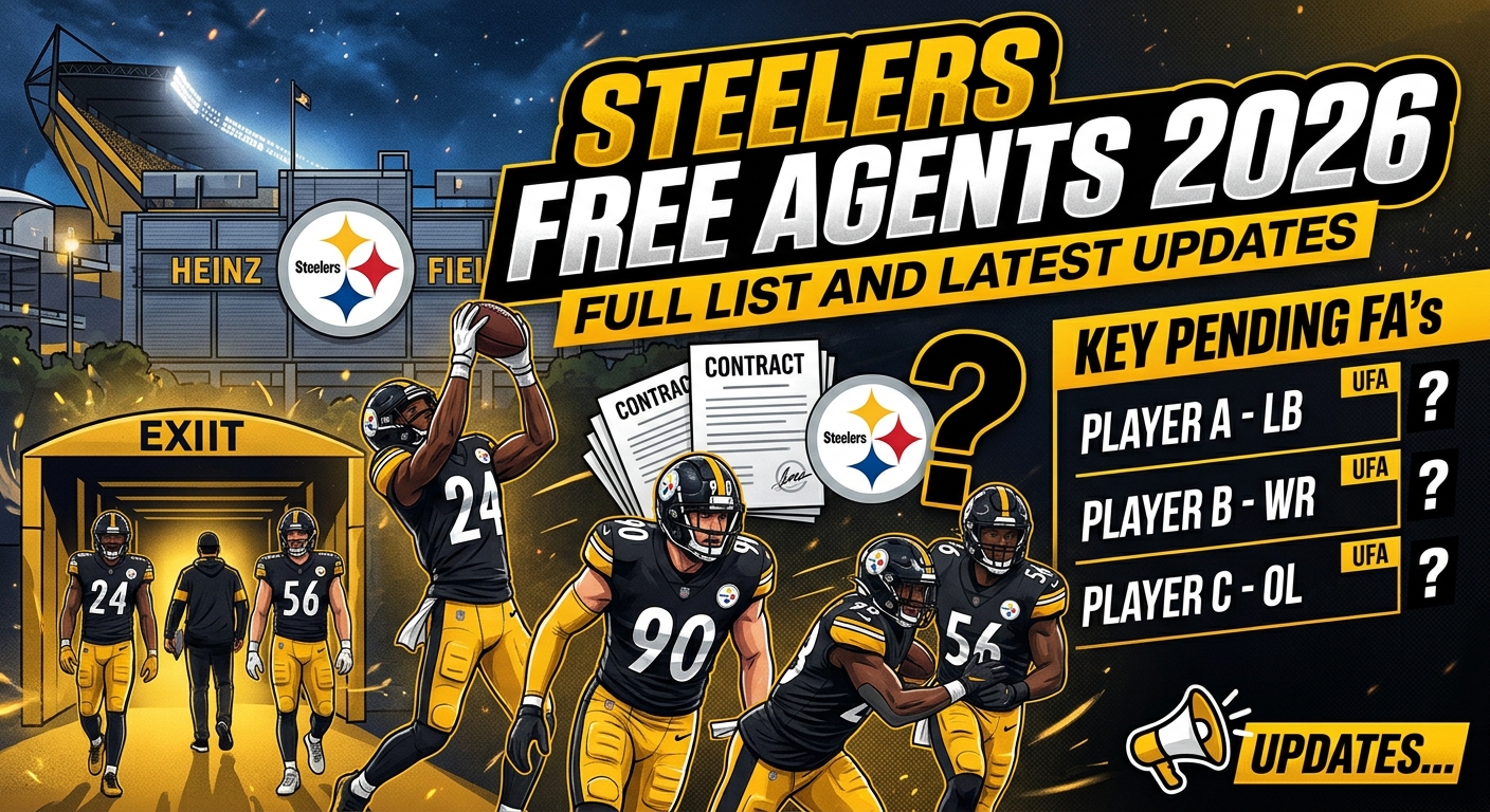 Steelers Free Agents 2026: Full List and Latest Updates