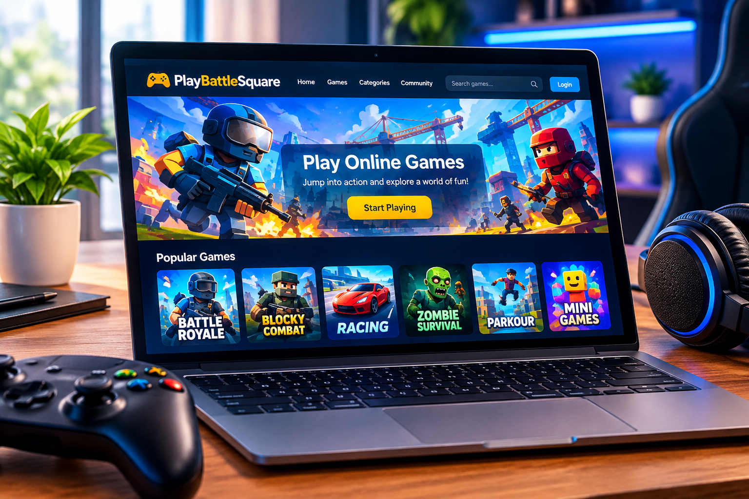 Playing Games Site PlayBattleSquare: A Complete Guide