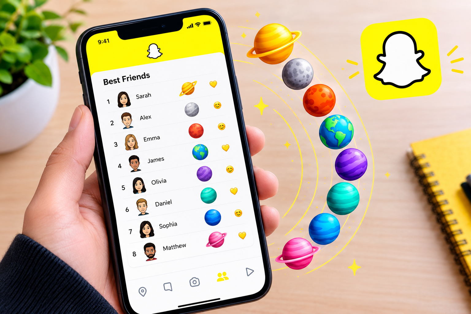 Best Friends List Planets Snapchat: A Complete Guide